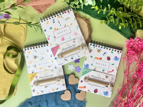 Mini Plantable Notepad with plantable pencil