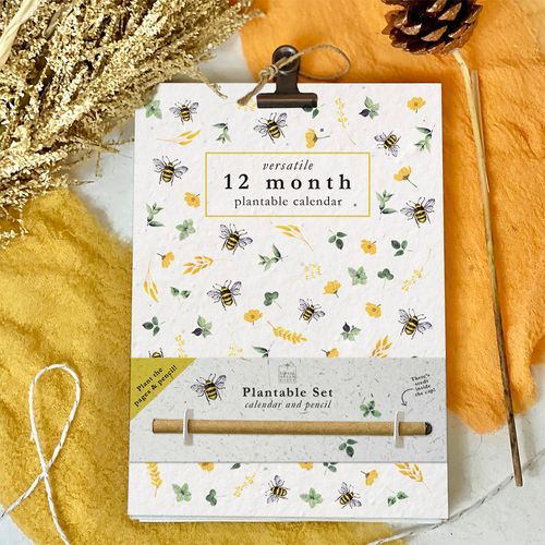 Plantable Calendar with plantable pencil