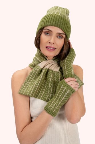 Niamh Scarf, Beanie Hat and Wrist Warmers