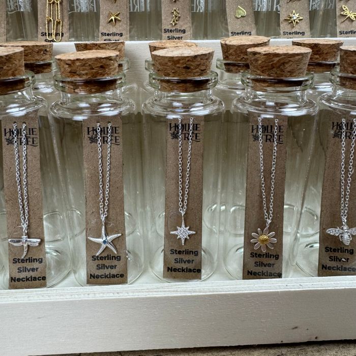 Multiple Award Winning Sterling Silver Earrings in a jar
