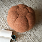 Ayrian Rust Polyester Pouffe