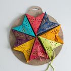 Mini Colourful Paper Star Decorations