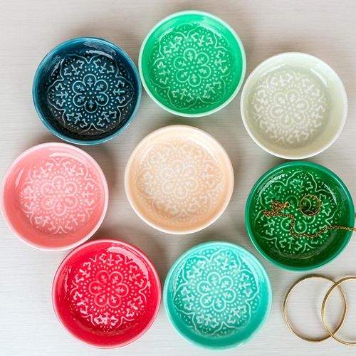 Enamel trinket dishes
