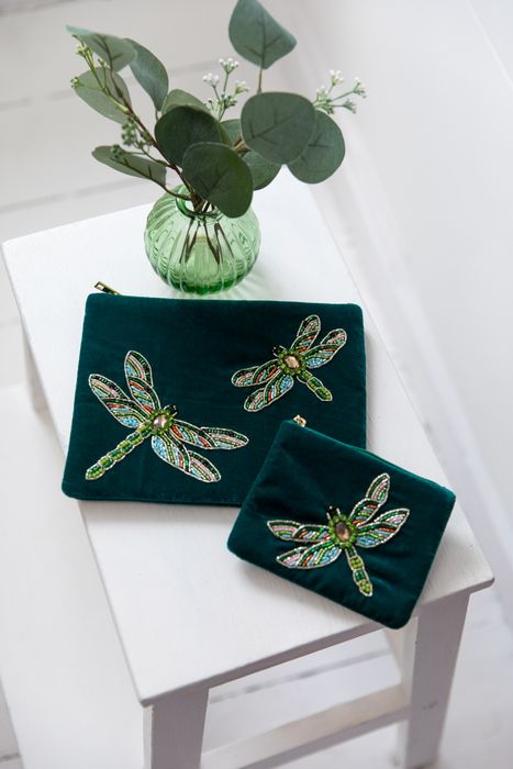 Beaded Velvet Pouches