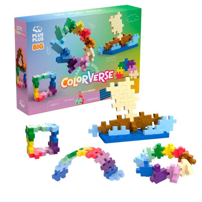 Plus-Plus Learn to Build BIG Colorverse