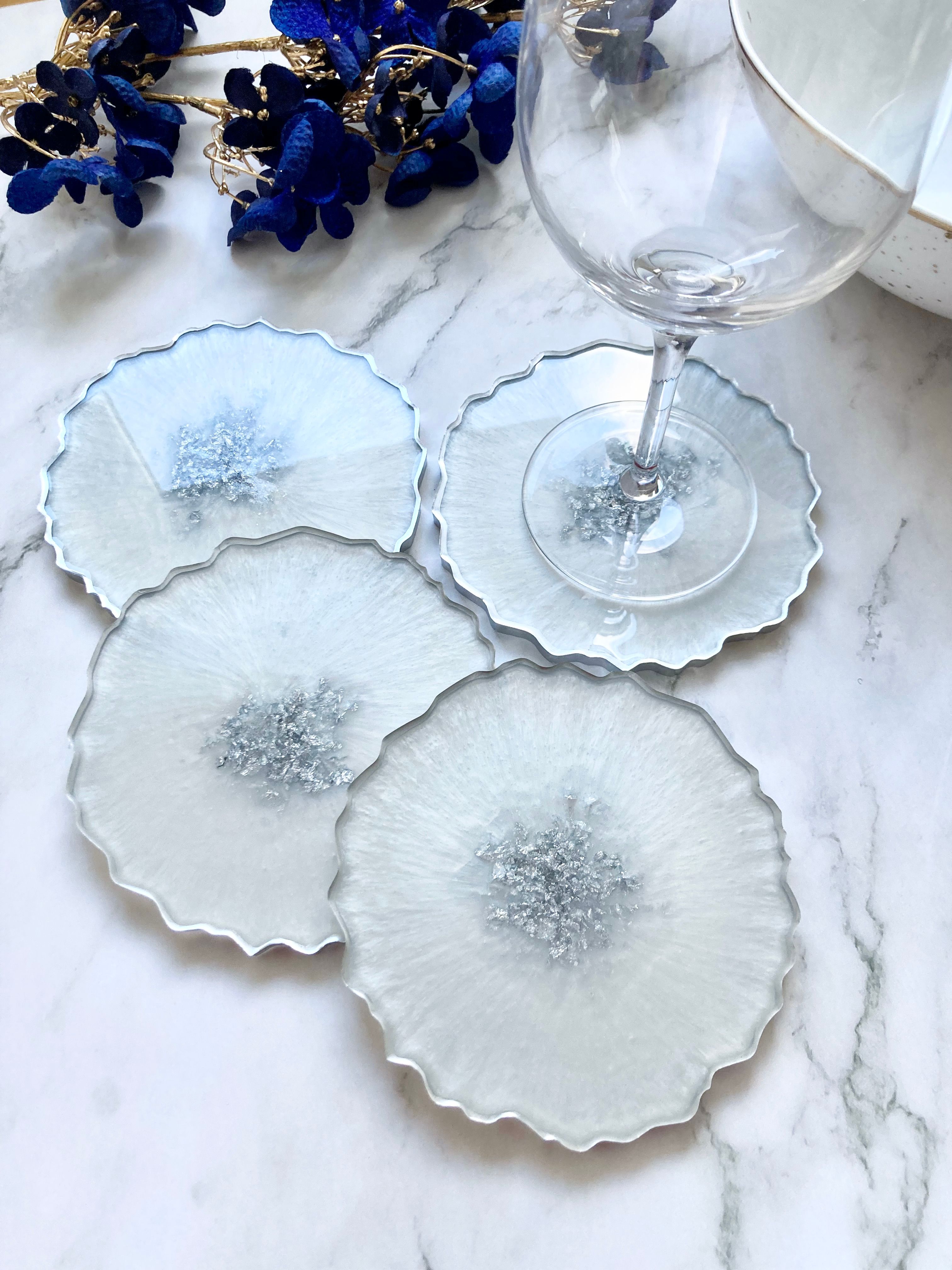 Geode Style Coaster Sets