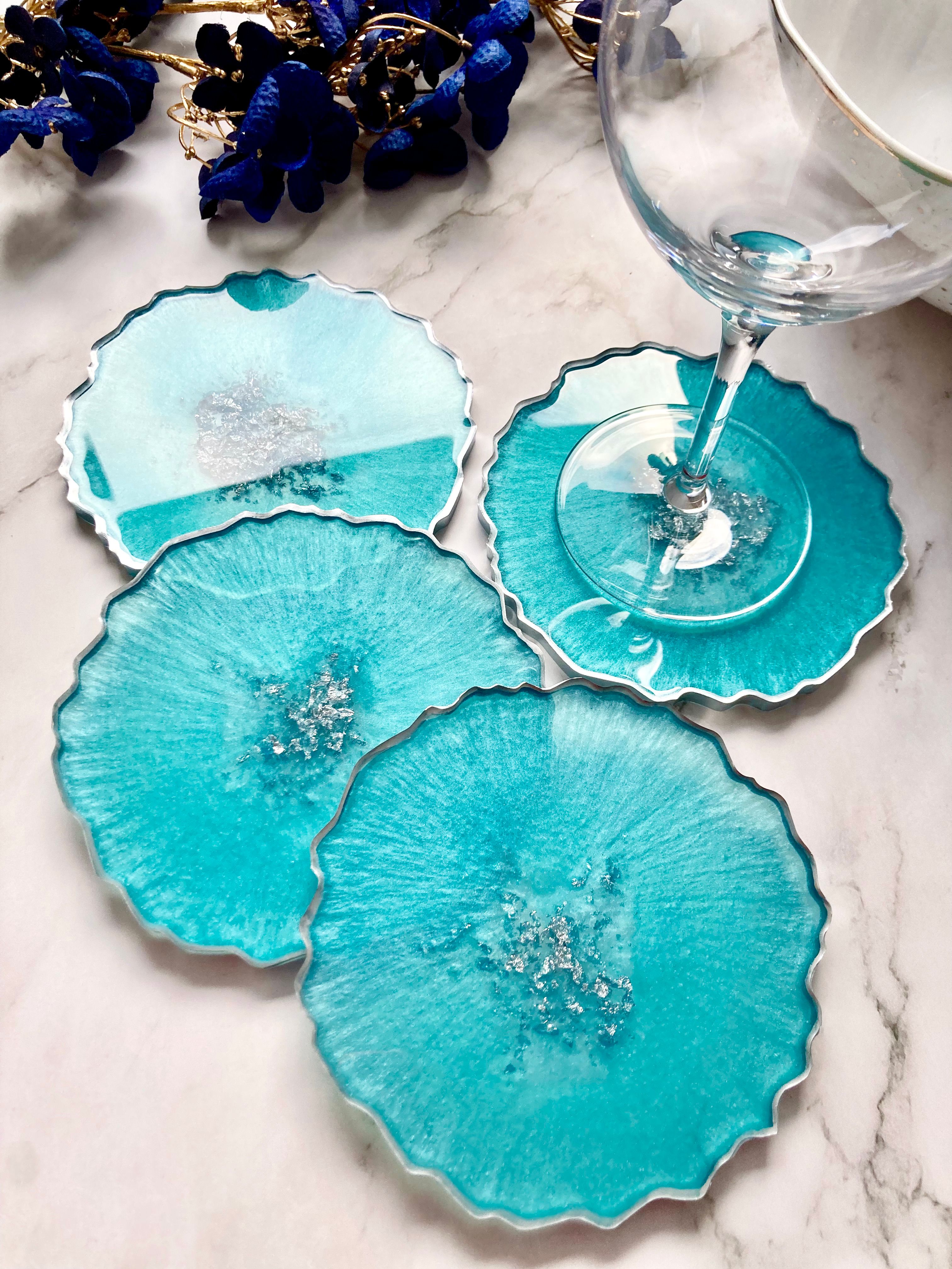 Geode Style Coaster Sets