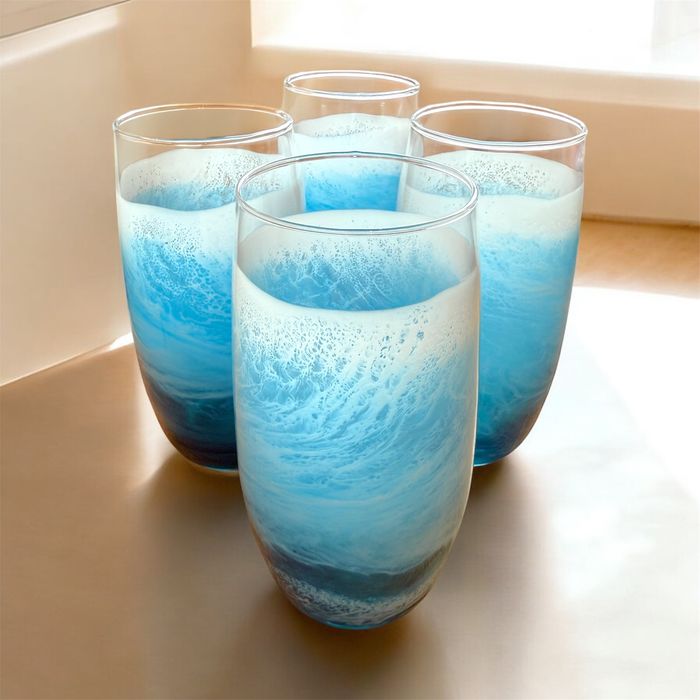 Ocean Wave Hi-ball Drinking Glasses