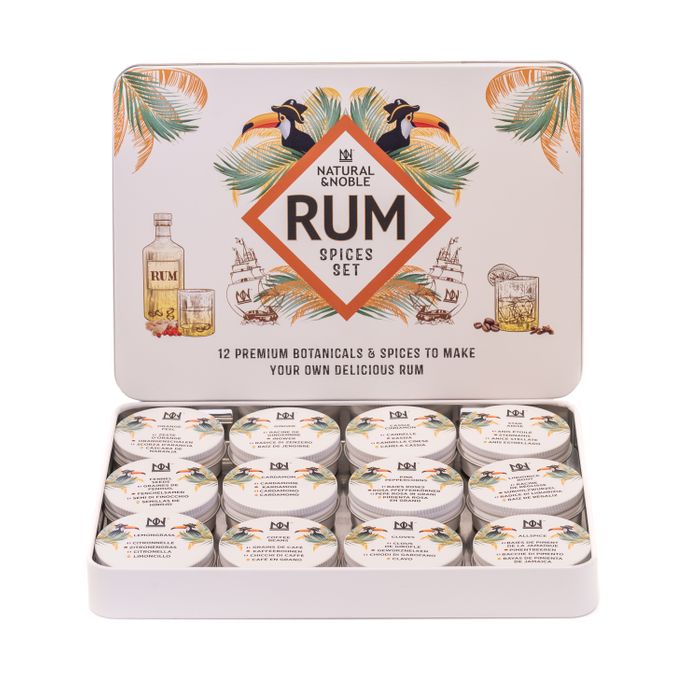 Now in printed Tinware!  Make your Own Gin / Rum / Vodka / Whisky Sets
