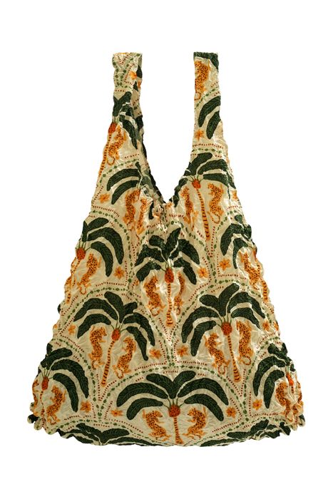 Eco Bag, by BeBougie Jungle Life Sustainable Stretchy Tote