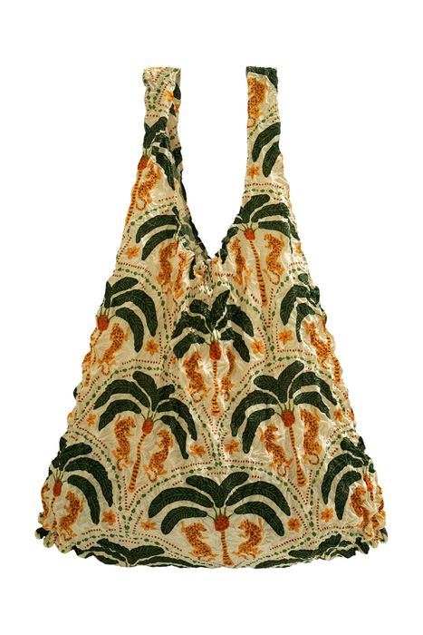 Eco Bag, by BeBougie Jungle Life Sustainable Stretchy Tote