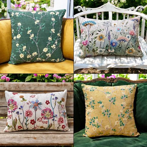 Cotton Embroidered Cushions