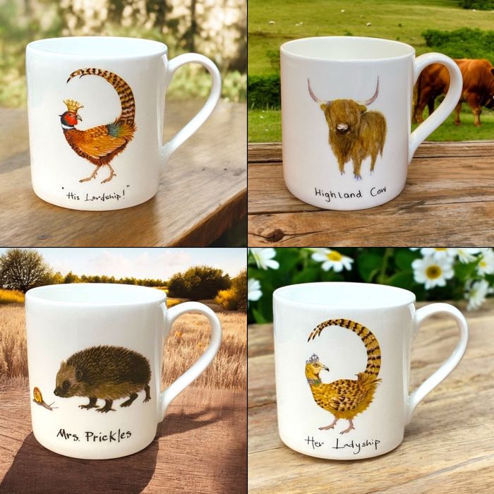 Fine Bone China Mugs - Made in the U.K