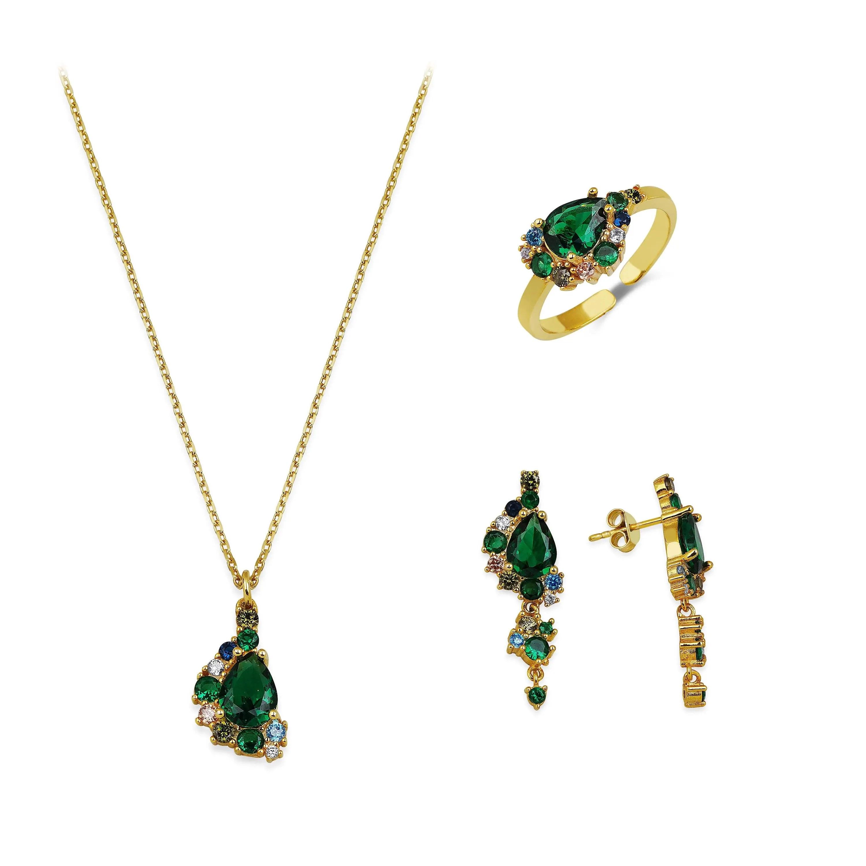 Vintage Rhinestone Jewelry Set