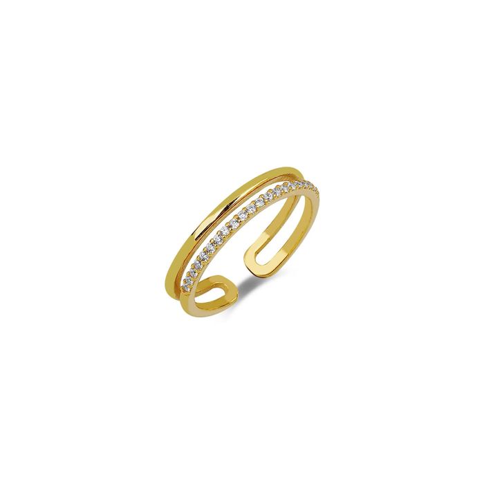 Elegant Double Band Ring