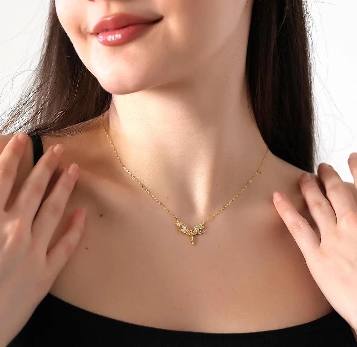 Lucky Angel Wings Necklace