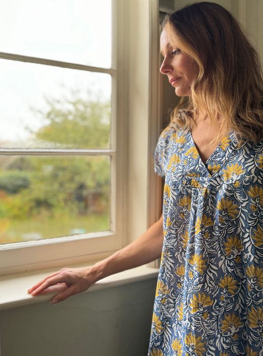 Cotton Shift Dress