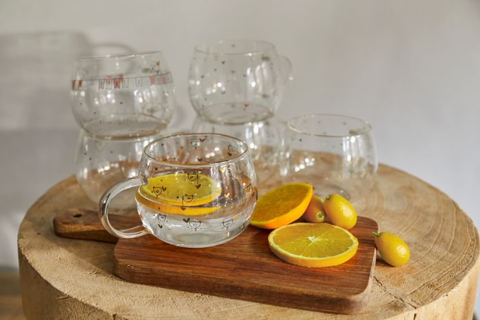 Borosilicate glass mugs