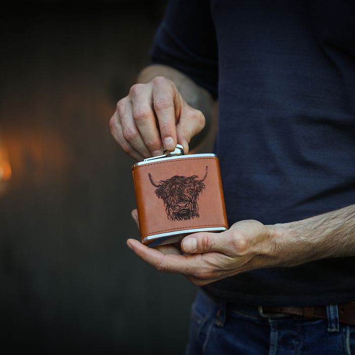Leather Hipflasks