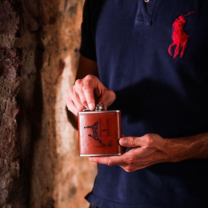 Leather Hipflasks