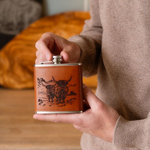 Leather Hipflasks