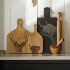 Oak Serving Paddles