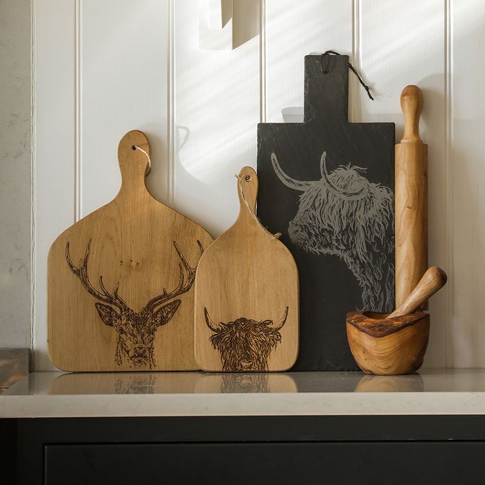 Oak Serving Paddles