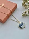 Blue China Necklace No. 2