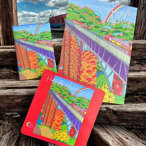 Postcards, magnets, coasters