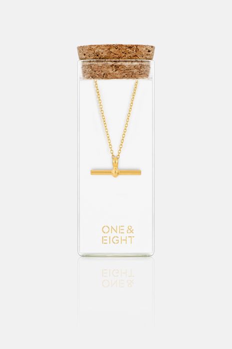 One & Eight Gold Hero Pieces