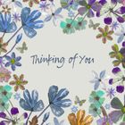 Circle of Flowers greeting card
