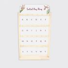 Alphabet Initial Key Ring - With Display