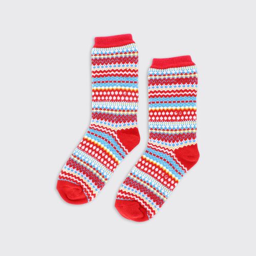 Brooke Fair Isle Cabin Socks
