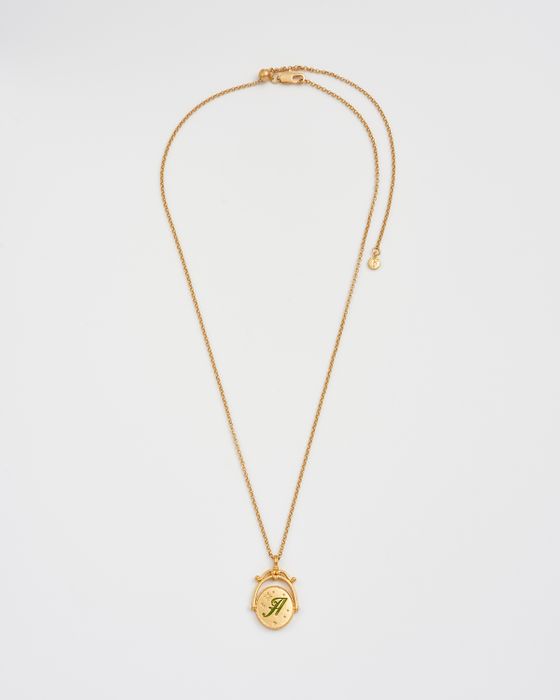 Florla Alphabet Spinner Necklaces