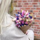 DRIED VIOLET BOUQUET