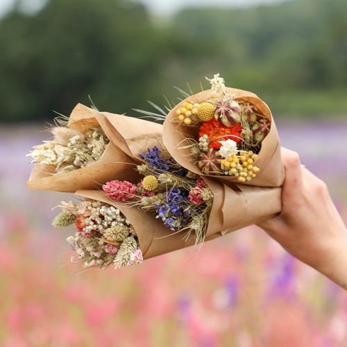 MIXED MINI DRIED FLOWER BOUQUETS