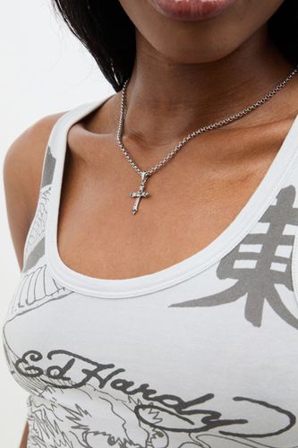 Ed Hardy Crucifix Necklace