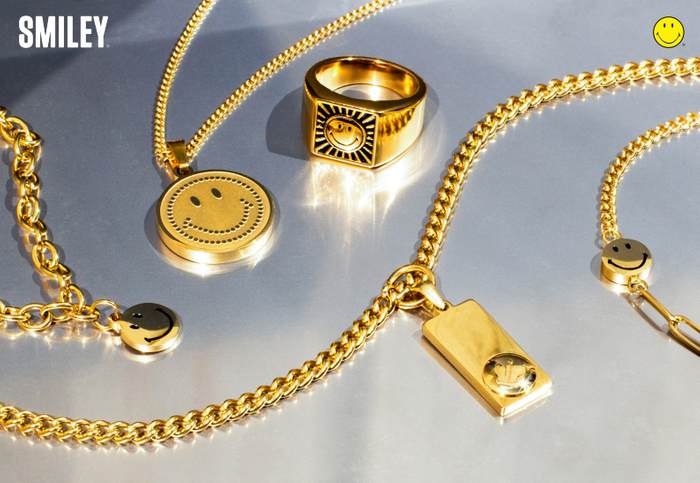 Smiley® 'The Original' Stainless Steel pendant necklace
