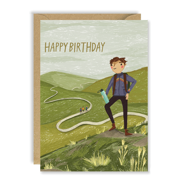 Hill Walking Birthday Cards