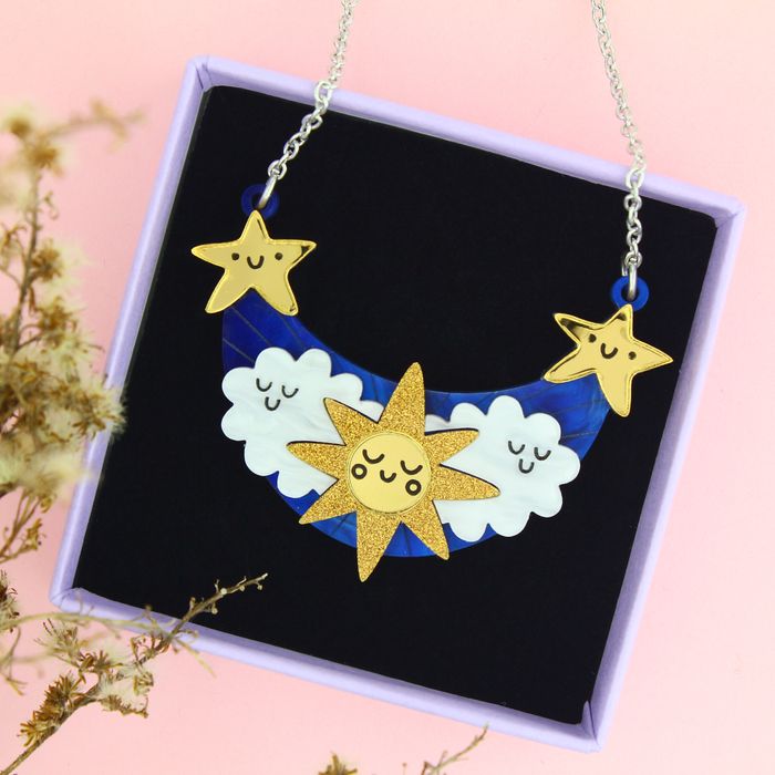 Doodllery Sunrays Necklace