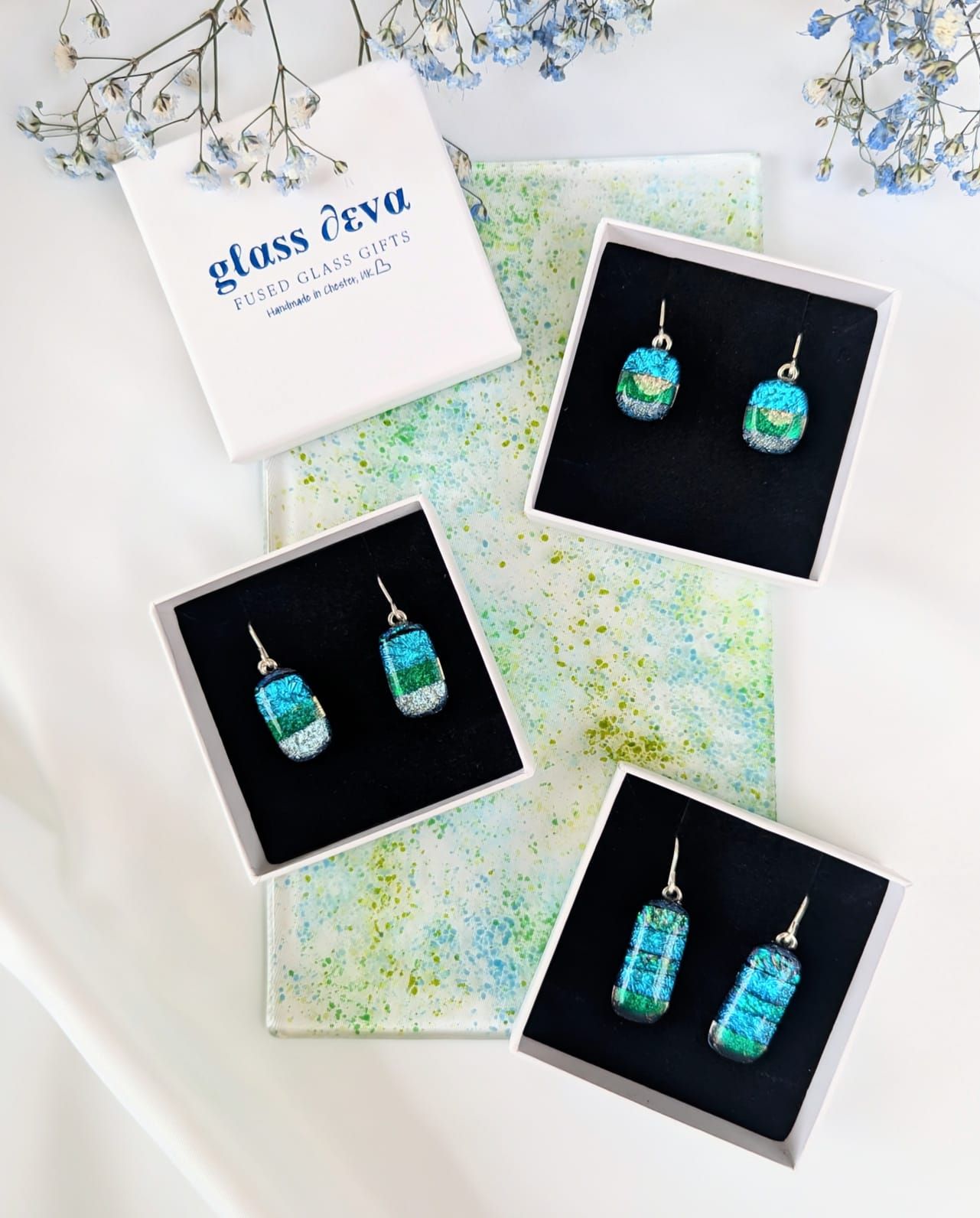 Fused Glass Jewellery - Earring Set