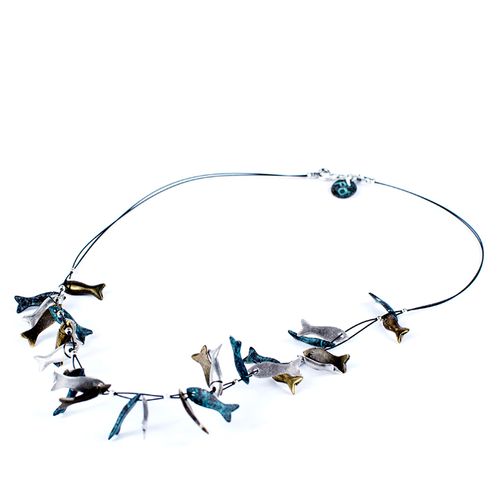 Dinky Fish Necklace - Mixed