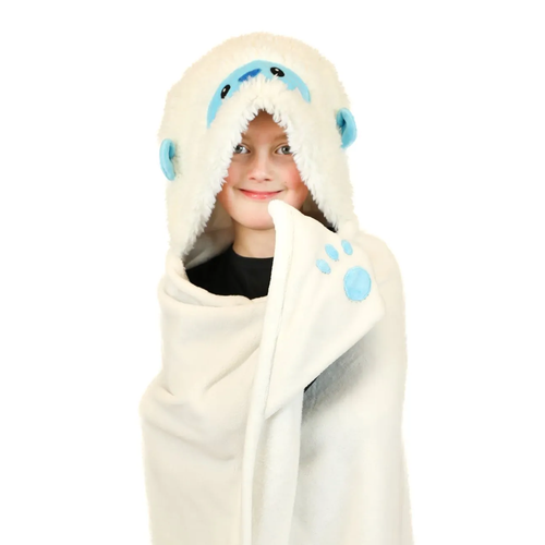 Noxxiez animal hooded blanket Yeti