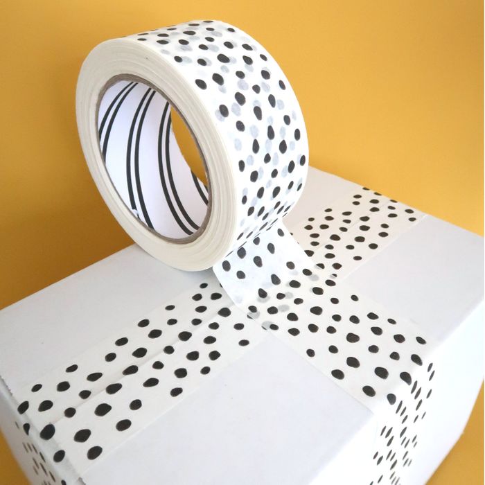 50m Paper Tape - Dalmation (48mm wide)