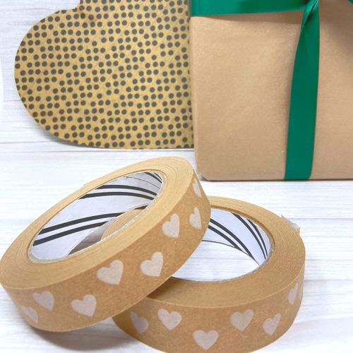 50m Paper Tape - Hearts (24mm wide)