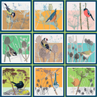 Songbirds & Seedheads Greetings Card Range