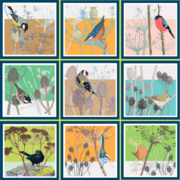 Songbirds & Seedheads Greetings Card Range