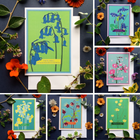 British Wildflower Greetings Card Range