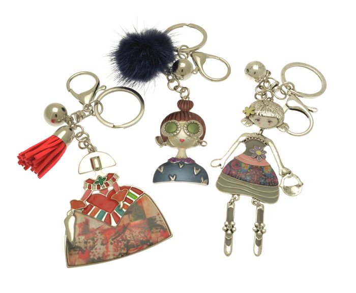 Enamelled Keyrings