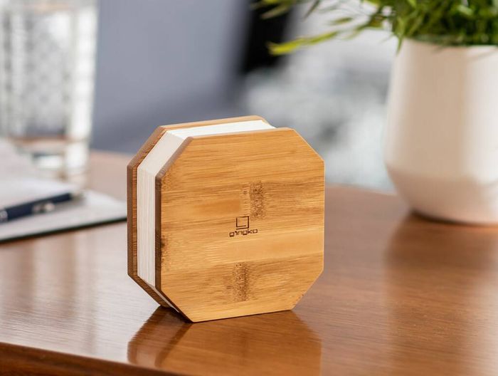 Gingko Smart Accordion Lamp Bamboo